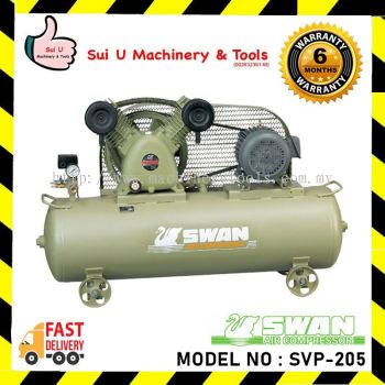 SWAN SVP-205 Air Compressor 8 Bar 5HP 620rpm