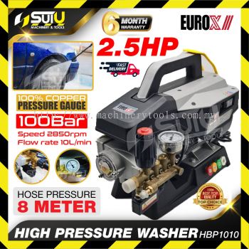 EUROX HBP1010 2.5HP 100BAR Electric High Pressure Washer 1.8kW 2850RPM