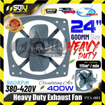 SWAN FTA-60II / FTA60II 24"/600MM Heavy Duty Exhaust Fan 400W 960rpm