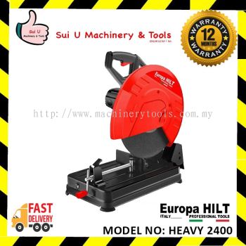 EUROPA HILT HEAVY2400/ HEAVY 2400 355MM Cut Off Machine c/w Heavy Duty Cast Aluminium Base