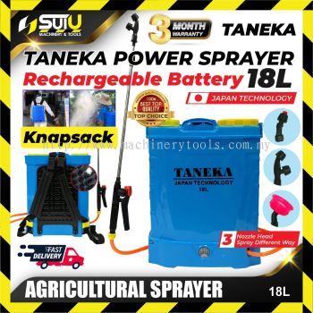 TANEKA 18L Portable Knapsack Agriculture Sprayer (Rechargeable Battery) 5.5kg