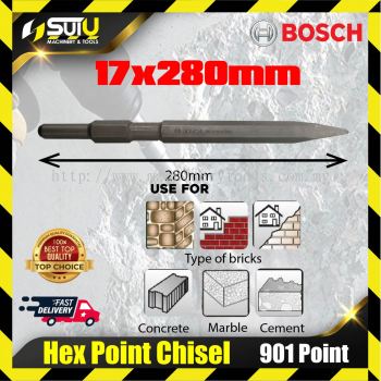 BOSCH Bull Point Chisel Hex 17x28mm