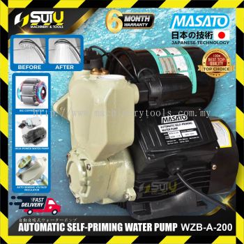 MASATO WZB-A-200 Automatic Self Priming Water Pump 200W