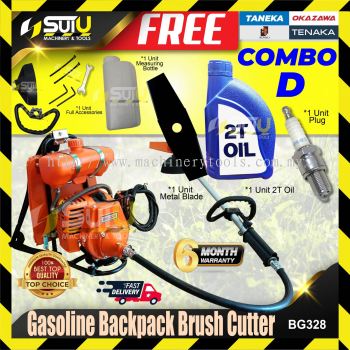 [COMBO D] TANEKA / TENAKA / OKAZAWA / ROMEO / BOSSMAN / HZ328 BG328 / BBG328 / HZ328 33CC Gasoline Backpack Brush Cutter