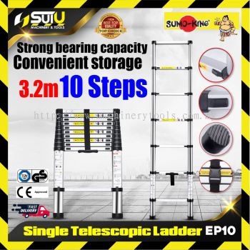 SUMO-KING EP10 1PCS 3.2M Single Telescopic Ladder (10 Step)