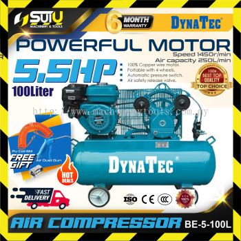 DYNATEC BE-5-100L Petrol Driven Air Compressor ( 5.5HP ) ( 100 litres )