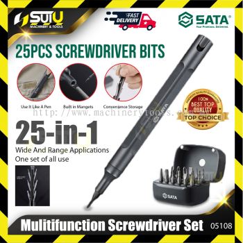 SATA 05108 25PCS Multifunction Screwdriver Set