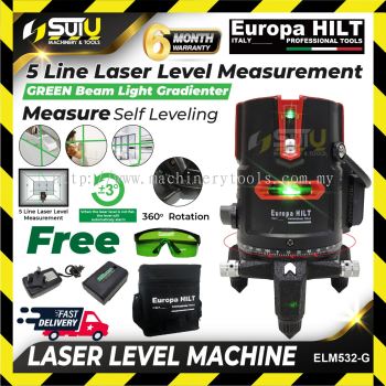 EUROPA HILT ELM532-G 5-Line Laser Level Machine (Green Line)