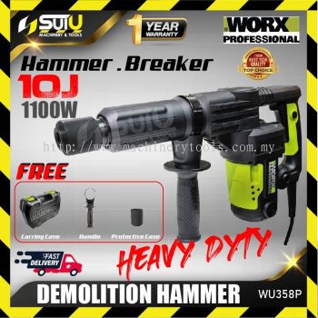 WORX WU358P 10J Demolition Hammer 1100W