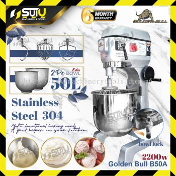 GOLDEN BULL B50 / B50-A / B50A Universal Planetary Food Mixer 50L 2200W