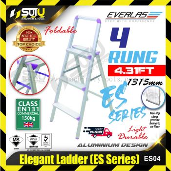 Everlas ES04 Elegant Aluminium Ladder ( 4 steps )
