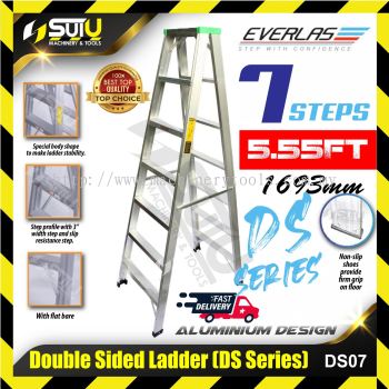 Everlas DS07 Double Sided Aluminium Ladder ( 7 steps )