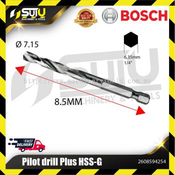 BOSCH 2608594254 Pilot Drill Plus HSS-G &#8960; 7.15 x 8.5mm