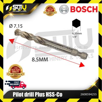 BOSCH 2608594255 Pilot Drill Plus HSS-CO &#8960; 7.15 x 8.5mm