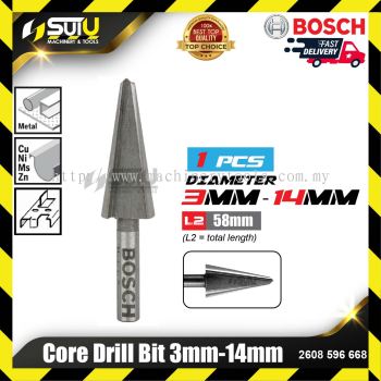 BOSCH 2608596668 Core Drill Bit (3mm-14mm)