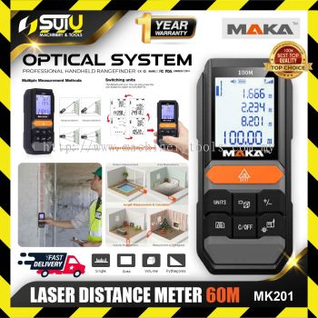 MAKA MK201 60M Professional Precision Laser Distance Meter 100% ORIGINAL