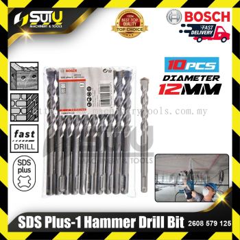 BOSCH 2608579125 SDS PLUS-1 Hammer Drill Bit (10 pcs)