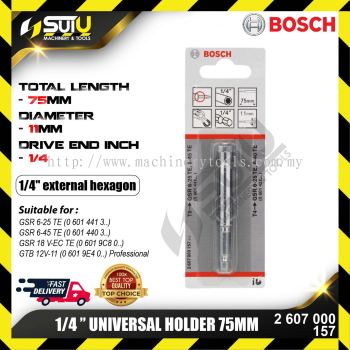 BOSCH 2607000157 1/4" Universal Holder 75mm