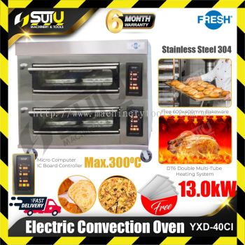 FRESH YXD-40CI 2 Layers 4 Trays Electric Convection Oven 13.0kw
