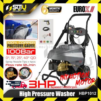 EUROX HBP1012 3HP High Pressure Washer 100bar 2200W 1450rpm