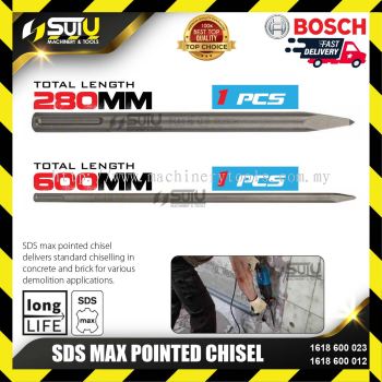 BOSCH 1618600023/ 012 SDS Max Pointed Chisel (280-600mm)