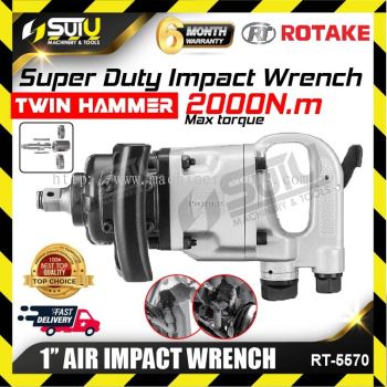 ROTAKE RT-5570 / RT5570 1" Pneumatic Air Impact Wrench 2000NM 4000rpm