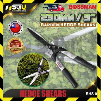 BOSSMAN BHS-9 9"/230MM Garden Hedge Shears (Straight)
