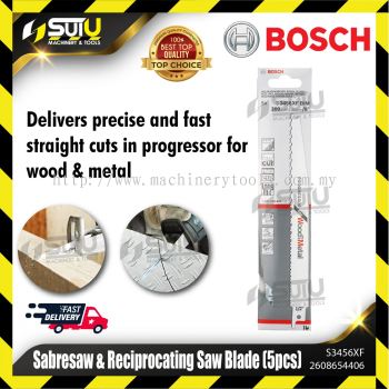 BOSCH 2608654406 (S3456XF) Sabresaw & Reciprocating Saw Blade (5 pcs)