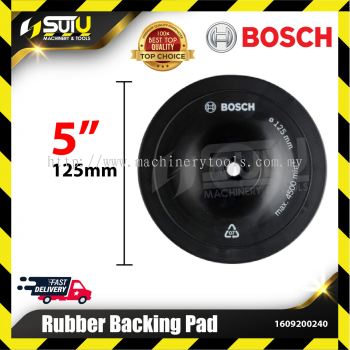 BOSCH 1609200240 1PCS 125MM Rubber Backing Pad