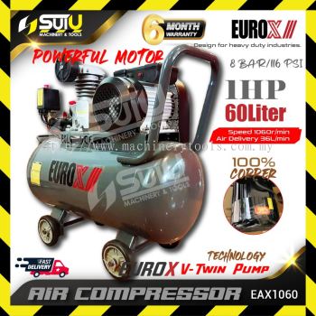 EUROX EAX1060/ EAX-1060/ EAW1060 60L 1HP Air Compressor