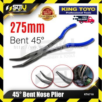 KING TOYO KT6710/ KT-6710 275MM 45�� Bent Nose Plier