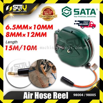 SATA 98004 / 98005 1PCS 15M / 10M 6.5MM x 10MM / 8MM x 12MM Air Hose Reel