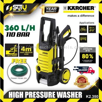 KARCHER K2.350 110BAR High Pressure Washer with Hose
