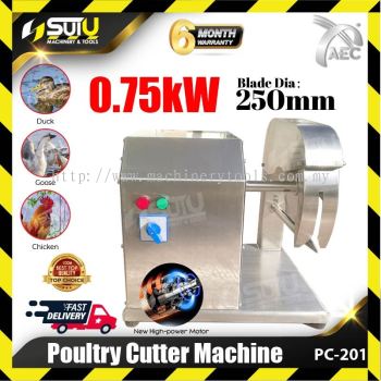 AEC PC-201 / PC201 250MM Poultry Cutter Machine 0.75kW