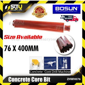 BOSUN ZHWH076 76 x 400MM Concrete Core Bit