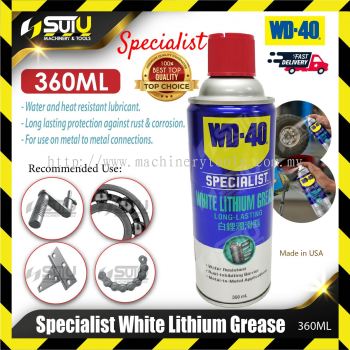 WD-40 360ML Specialist High Performance White Lithium Grease Spray