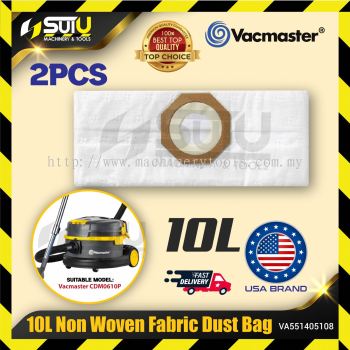 VACMASTER VA551405108 2PCS 10L Non Woven Fabric Dust Bag / Dust Collection Bag