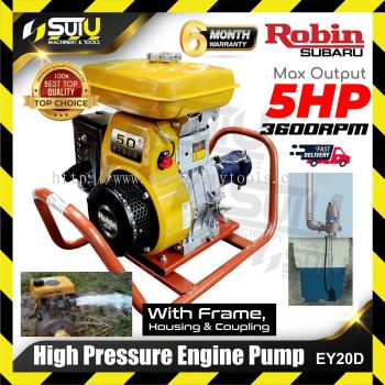 SUBARU ROBIN EY-20D / EY20D / EY20 High Pressure Engine Pump with Frame, Coupling & Housing