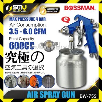 BOSSMAN BW-75S / BW75S 600CC 4Bar 1.5MM High Pressure Air Spray Gun / Sprayer