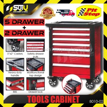 PITSTOP 8010-02 5 + 2 Drawers Tool Cabinet