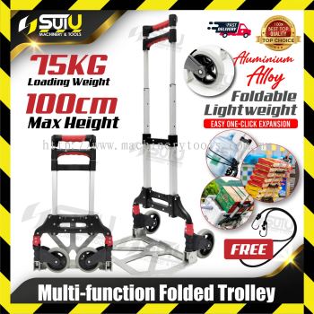 Multi-Function Aluminium Folded Trolley / Foldable Trolley with 2 Wheels