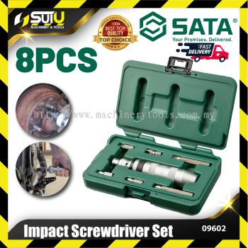 SATA 09602 8PCS Impact Screwdriver Set