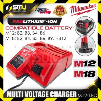 MILWAUKEE M12-18C M12™-M18™ Multi Voltage Charger