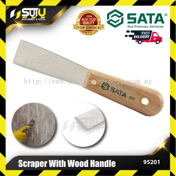 SATA 95201 Scraper with Wood Handle