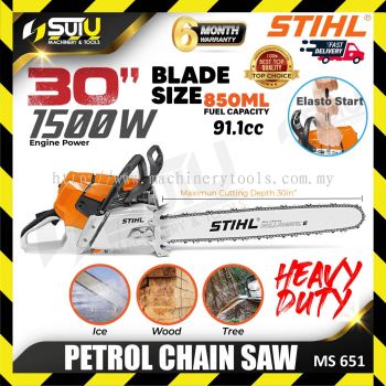 STIHL MS651 / MS 651 91.1CC 30" Petrol Chain Saw 1500W