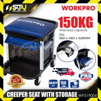 WORKPRO WP319004 Creeper Seat with Drawers (Max Load : 150kg)