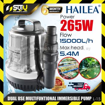 HAILEA L-15 / L15 Fish Pond Aquarium Submersible Pump 265W