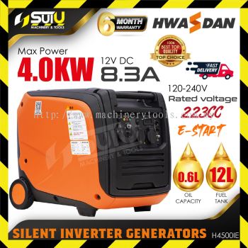 HWASDAN H4500IE 223CC Gasoline Silent Inverter Generator 4.0kW