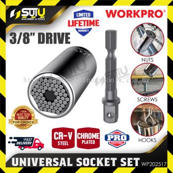 WORKPRO WP202517 7-19MM (3/8") Universal Socket Set