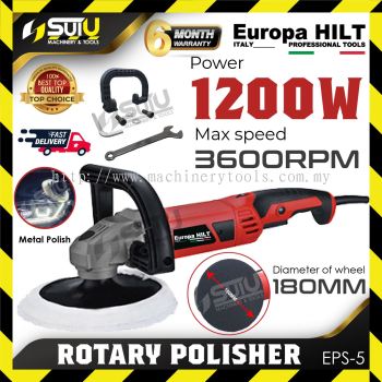 EUROPA HILT EPS-5 7"/180MM Rotary Polisher 1200W 3600RPM